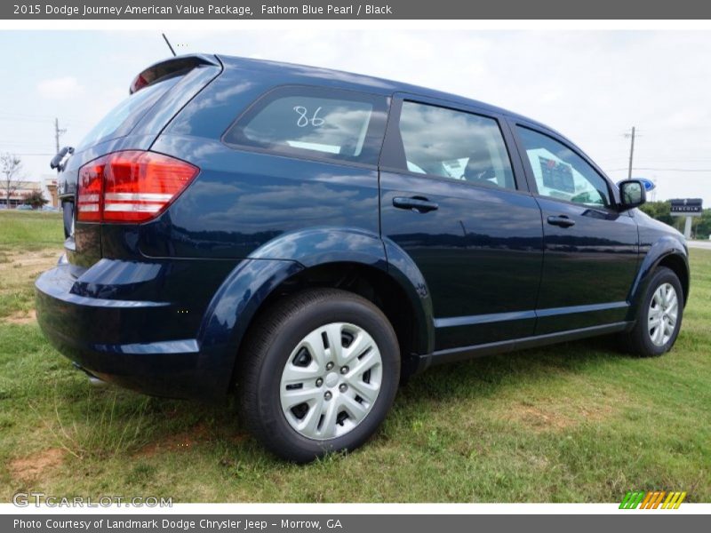 Fathom Blue Pearl / Black 2015 Dodge Journey American Value Package