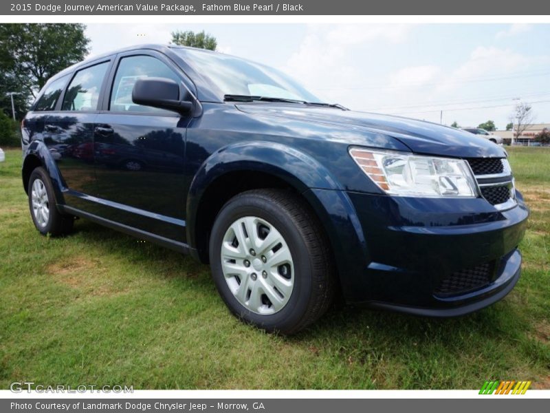 Fathom Blue Pearl / Black 2015 Dodge Journey American Value Package