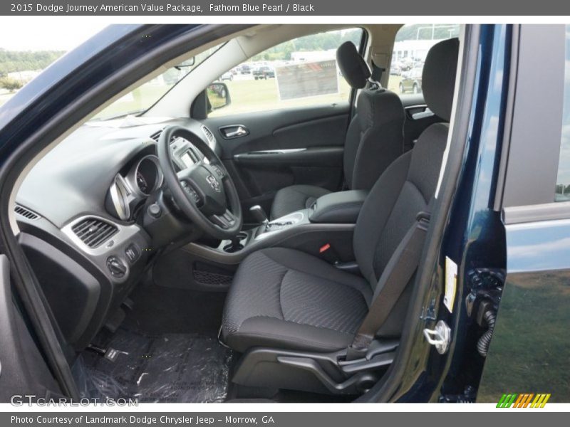 Fathom Blue Pearl / Black 2015 Dodge Journey American Value Package