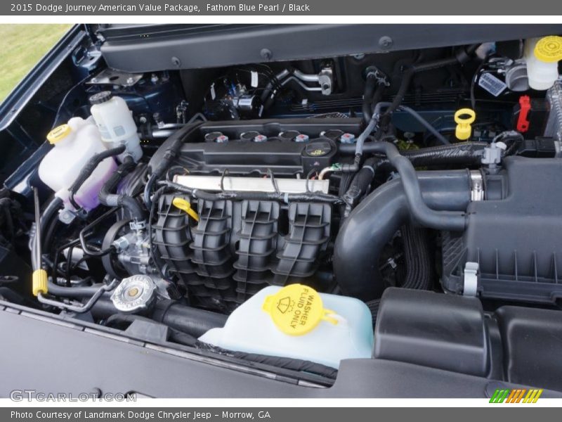 Fathom Blue Pearl / Black 2015 Dodge Journey American Value Package