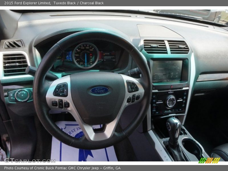 Tuxedo Black / Charcoal Black 2015 Ford Explorer Limited