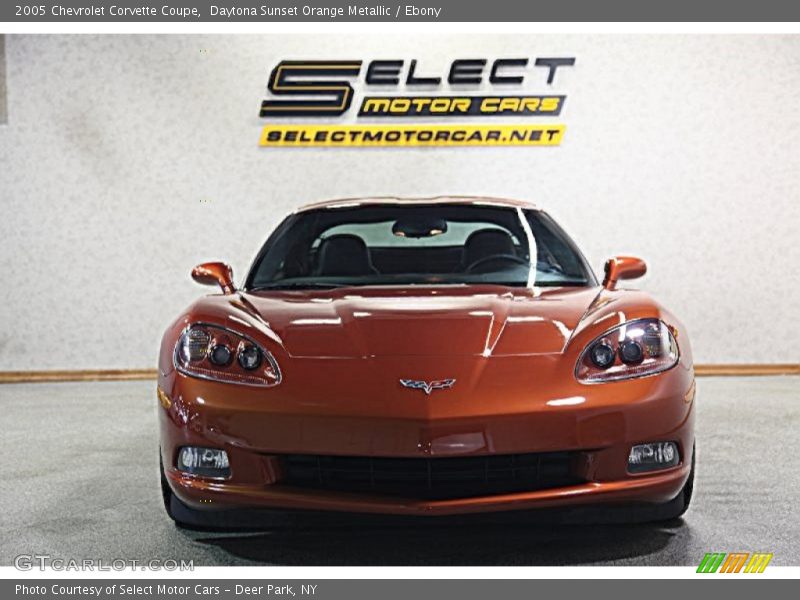 Daytona Sunset Orange Metallic / Ebony 2005 Chevrolet Corvette Coupe