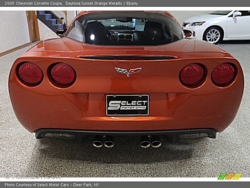 Daytona Sunset Orange Metallic / Ebony 2005 Chevrolet Corvette Coupe