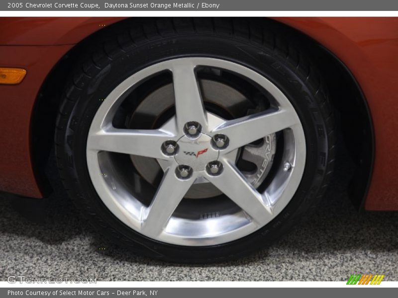 Daytona Sunset Orange Metallic / Ebony 2005 Chevrolet Corvette Coupe
