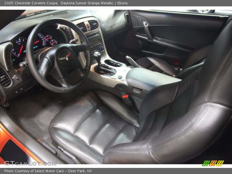 Daytona Sunset Orange Metallic / Ebony 2005 Chevrolet Corvette Coupe