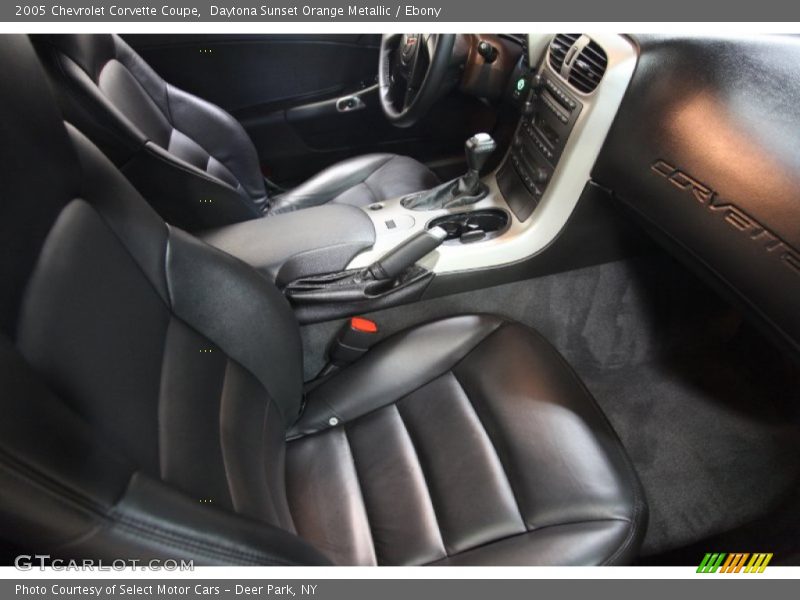 Daytona Sunset Orange Metallic / Ebony 2005 Chevrolet Corvette Coupe
