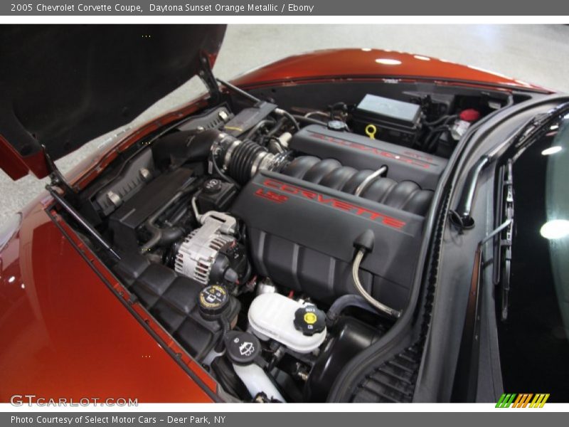 Daytona Sunset Orange Metallic / Ebony 2005 Chevrolet Corvette Coupe