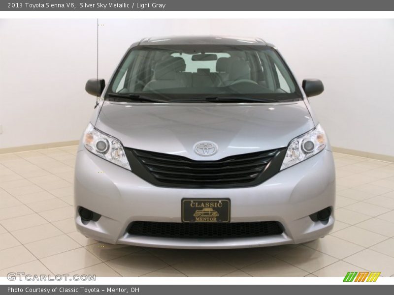Silver Sky Metallic / Light Gray 2013 Toyota Sienna V6