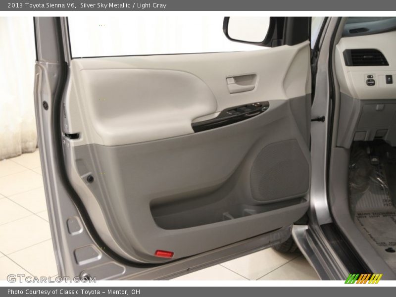 Silver Sky Metallic / Light Gray 2013 Toyota Sienna V6