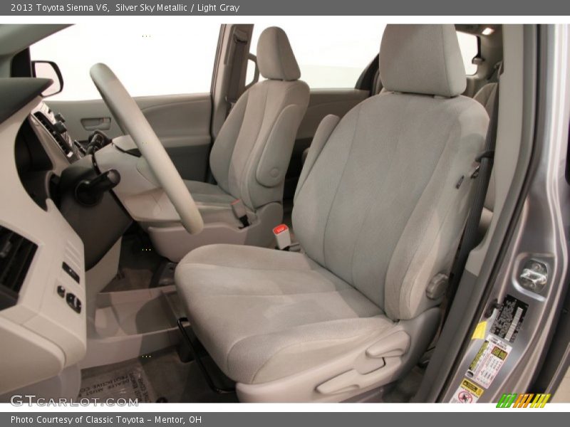 Silver Sky Metallic / Light Gray 2013 Toyota Sienna V6