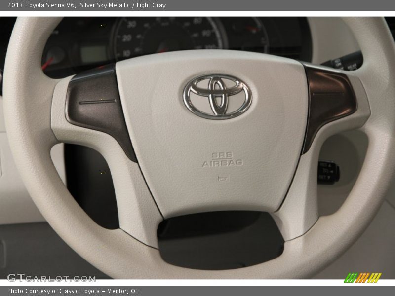 Silver Sky Metallic / Light Gray 2013 Toyota Sienna V6