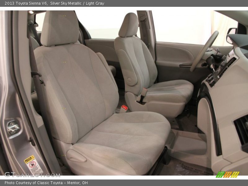 Silver Sky Metallic / Light Gray 2013 Toyota Sienna V6