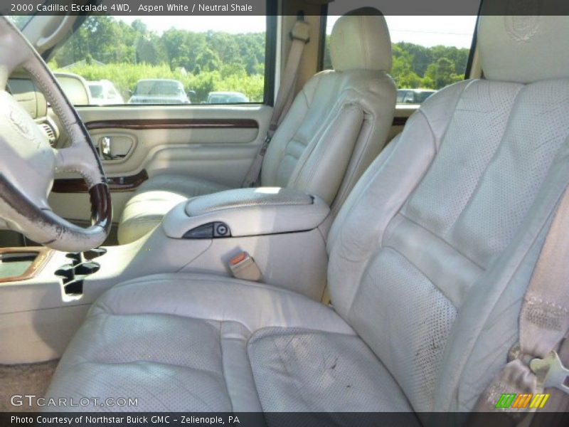 Aspen White / Neutral Shale 2000 Cadillac Escalade 4WD