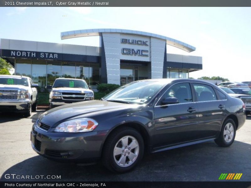 Cyber Gray Metallic / Neutral 2011 Chevrolet Impala LT