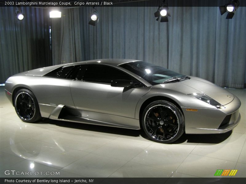 Grigio Antares / Black 2003 Lamborghini Murcielago Coupe