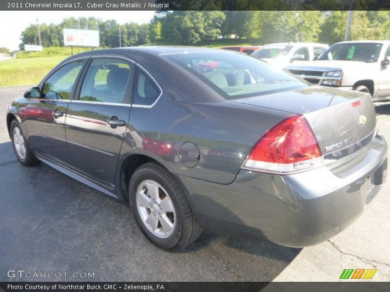 Cyber Gray Metallic / Neutral 2011 Chevrolet Impala LT