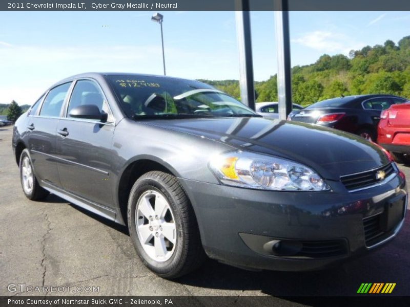Cyber Gray Metallic / Neutral 2011 Chevrolet Impala LT