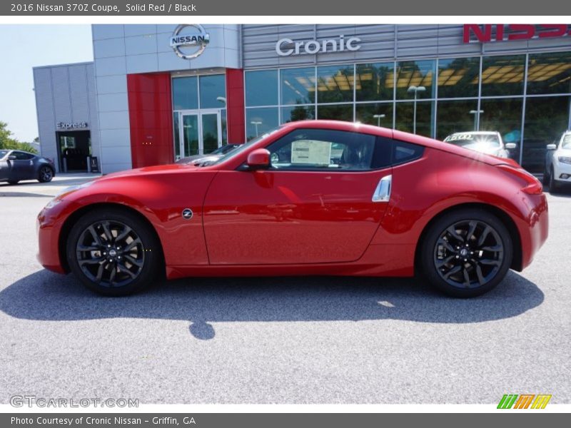 Solid Red / Black 2016 Nissan 370Z Coupe