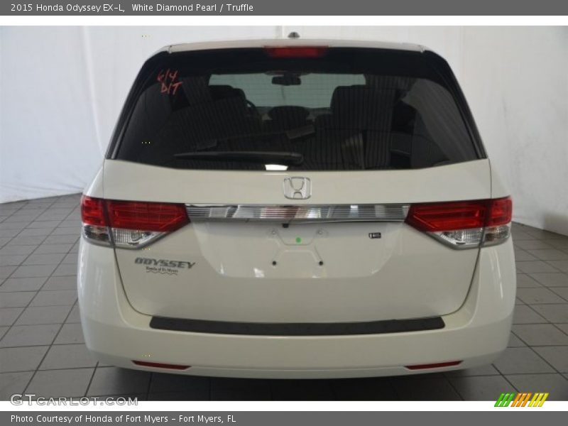 White Diamond Pearl / Truffle 2015 Honda Odyssey EX-L