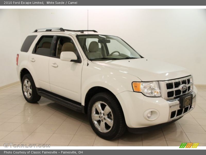White Suede / Camel 2010 Ford Escape Limited
