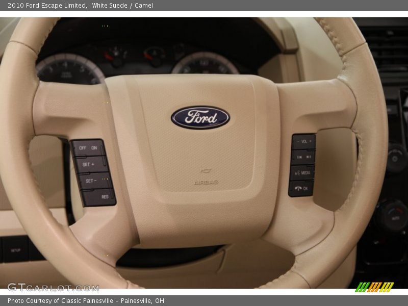 White Suede / Camel 2010 Ford Escape Limited