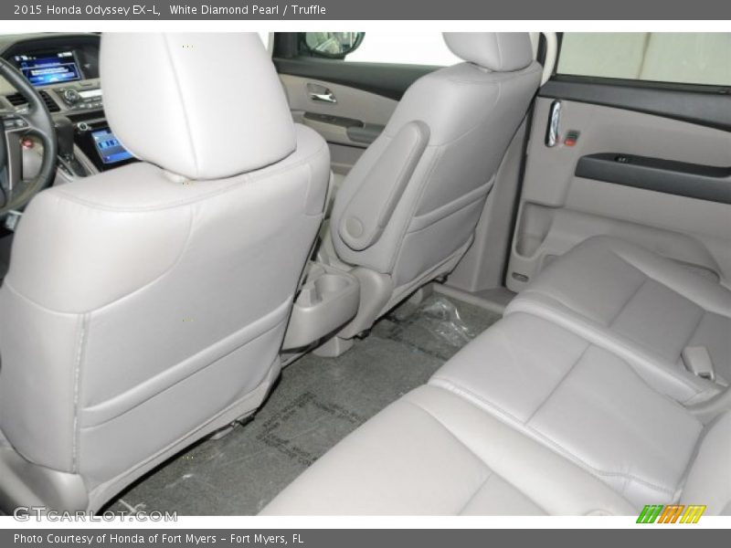 White Diamond Pearl / Truffle 2015 Honda Odyssey EX-L