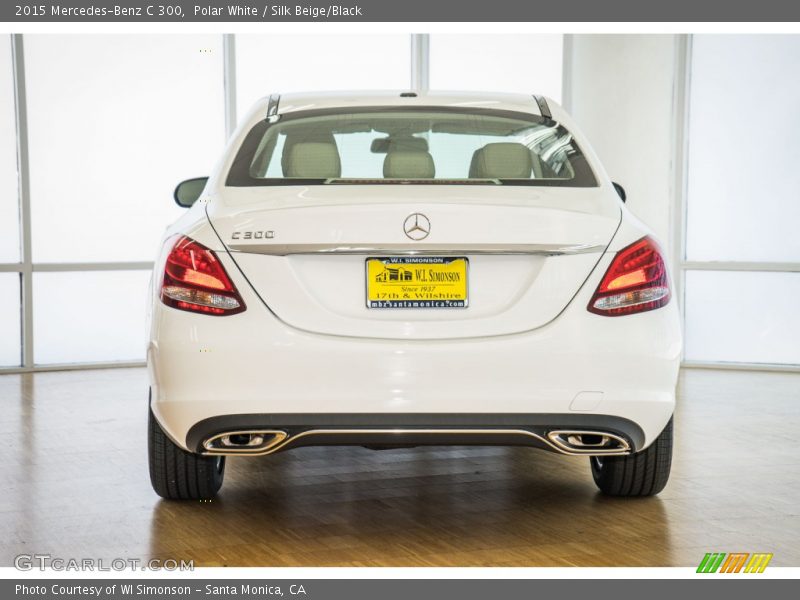 Polar White / Silk Beige/Black 2015 Mercedes-Benz C 300