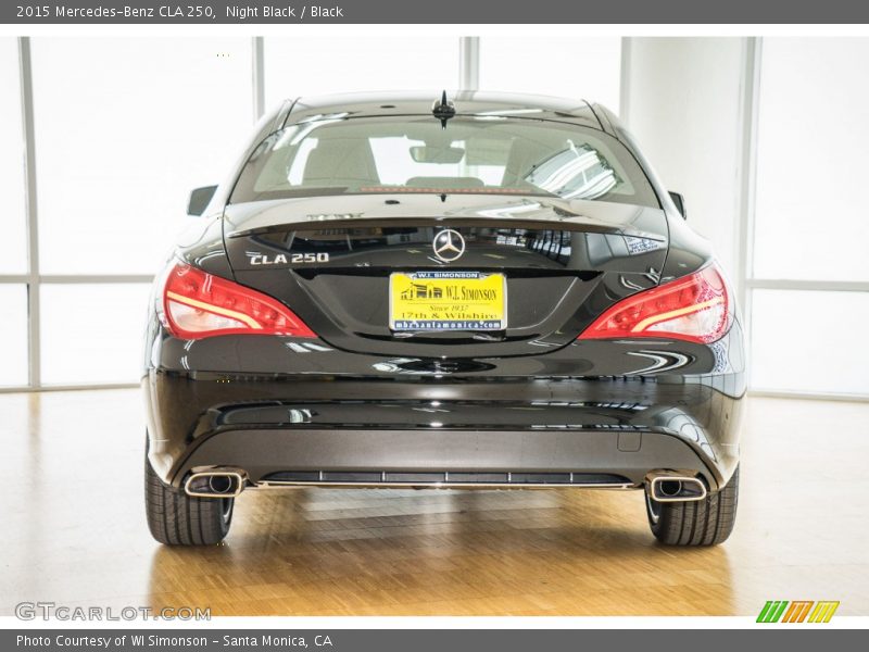Night Black / Black 2015 Mercedes-Benz CLA 250