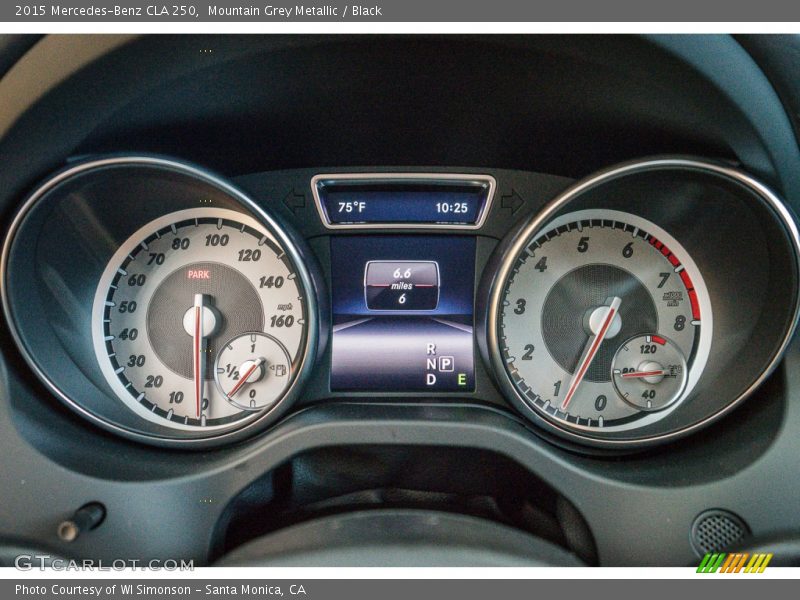 Mountain Grey Metallic / Black 2015 Mercedes-Benz CLA 250