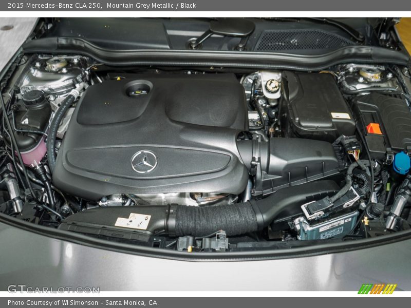 Mountain Grey Metallic / Black 2015 Mercedes-Benz CLA 250