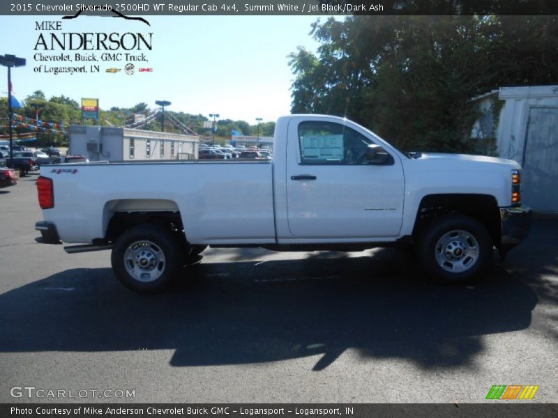 Summit White / Jet Black/Dark Ash 2015 Chevrolet Silverado 2500HD WT Regular Cab 4x4