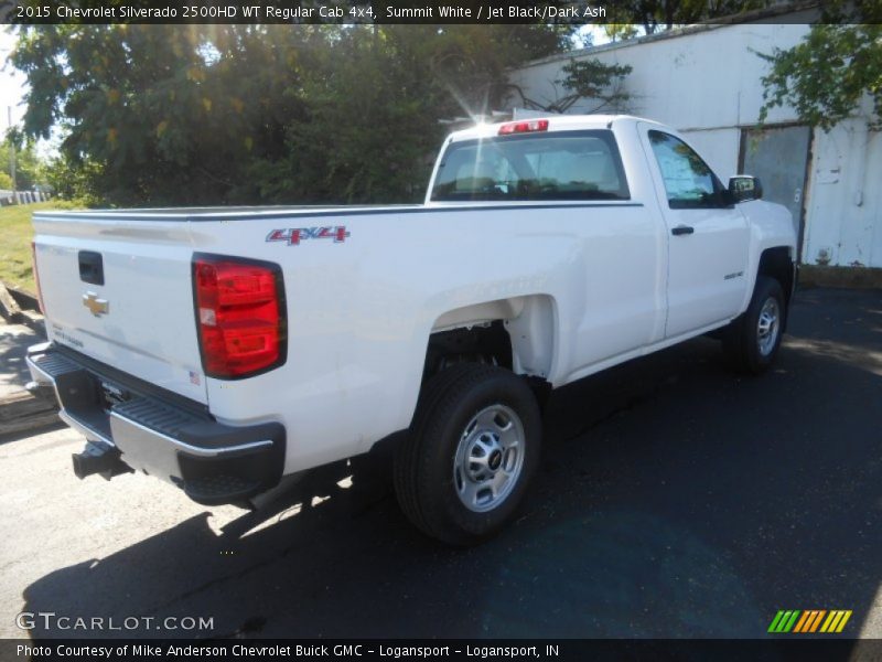 Summit White / Jet Black/Dark Ash 2015 Chevrolet Silverado 2500HD WT Regular Cab 4x4