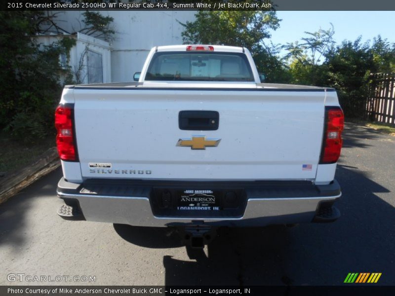 Summit White / Jet Black/Dark Ash 2015 Chevrolet Silverado 2500HD WT Regular Cab 4x4