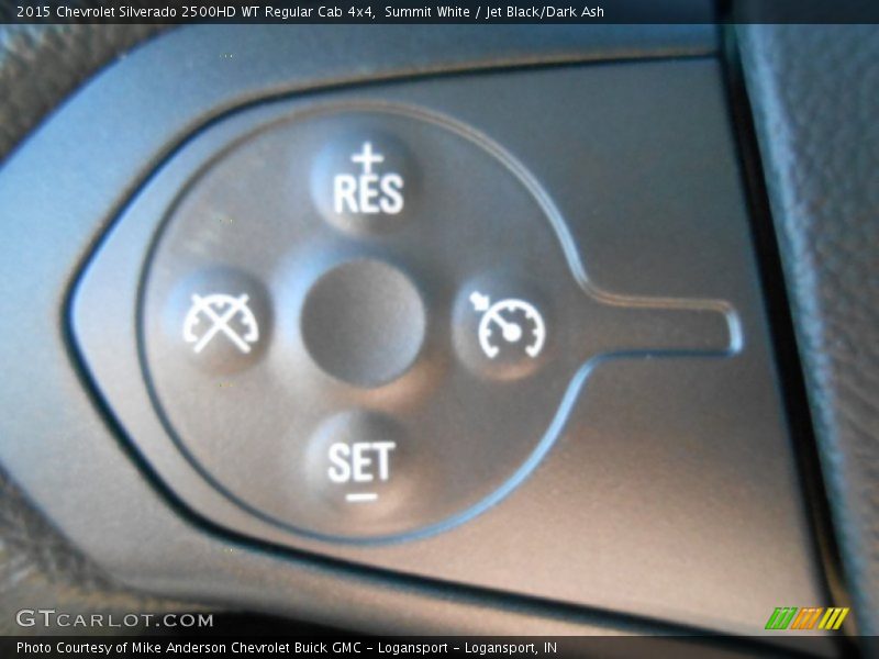 Summit White / Jet Black/Dark Ash 2015 Chevrolet Silverado 2500HD WT Regular Cab 4x4