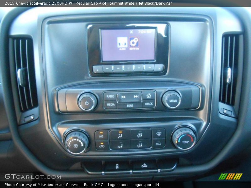 Summit White / Jet Black/Dark Ash 2015 Chevrolet Silverado 2500HD WT Regular Cab 4x4