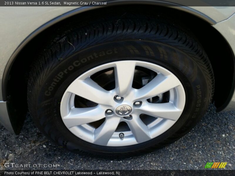 Magnetic Gray / Charcoal 2013 Nissan Versa 1.6 SL Sedan