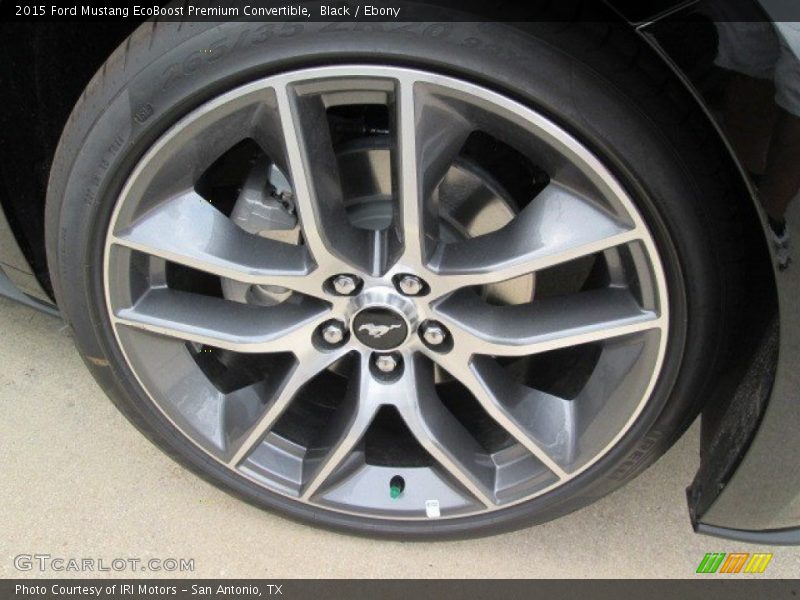 Black / Ebony 2015 Ford Mustang EcoBoost Premium Convertible