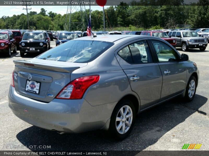 Magnetic Gray / Charcoal 2013 Nissan Versa 1.6 SL Sedan