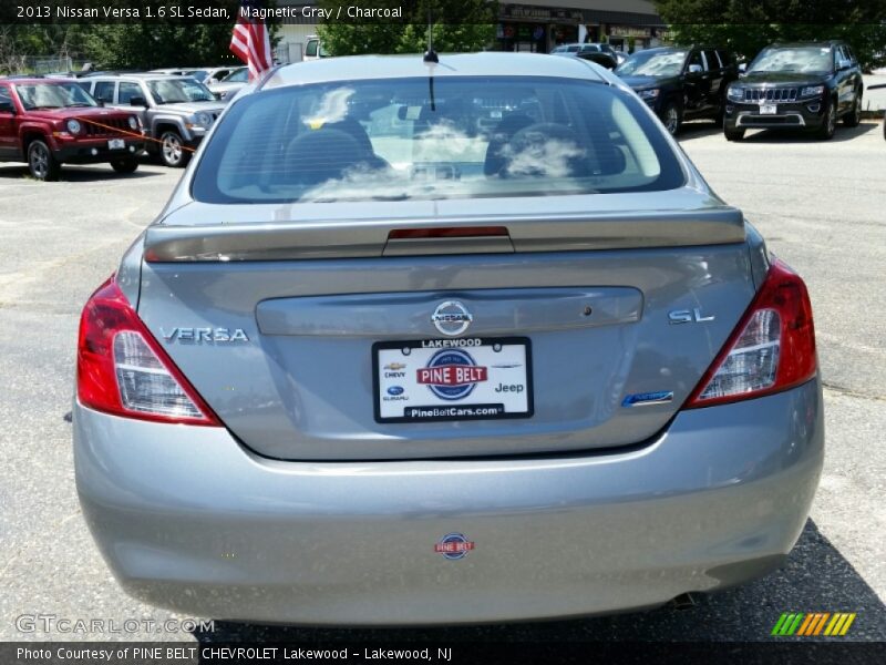 Magnetic Gray / Charcoal 2013 Nissan Versa 1.6 SL Sedan