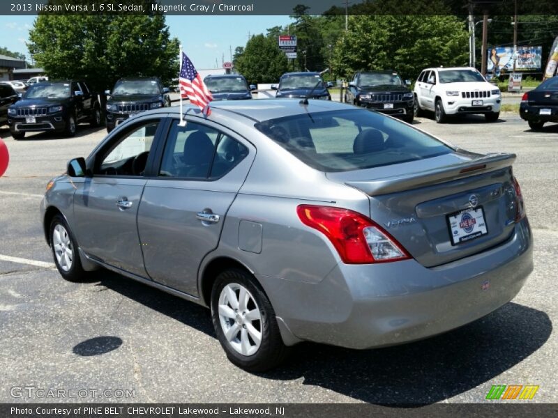 Magnetic Gray / Charcoal 2013 Nissan Versa 1.6 SL Sedan