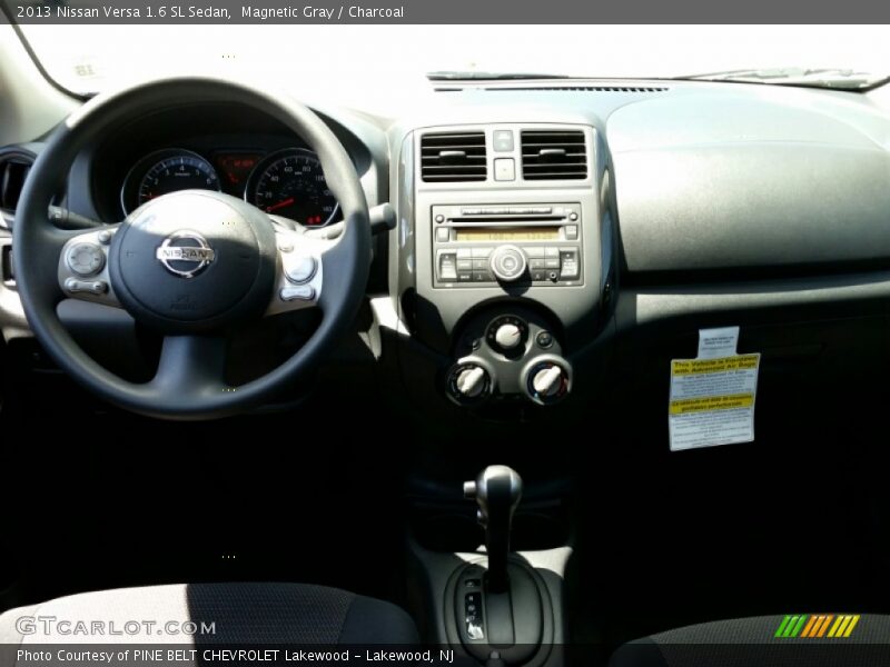 Magnetic Gray / Charcoal 2013 Nissan Versa 1.6 SL Sedan