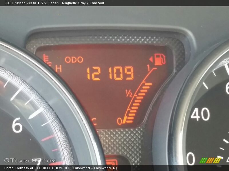 Magnetic Gray / Charcoal 2013 Nissan Versa 1.6 SL Sedan