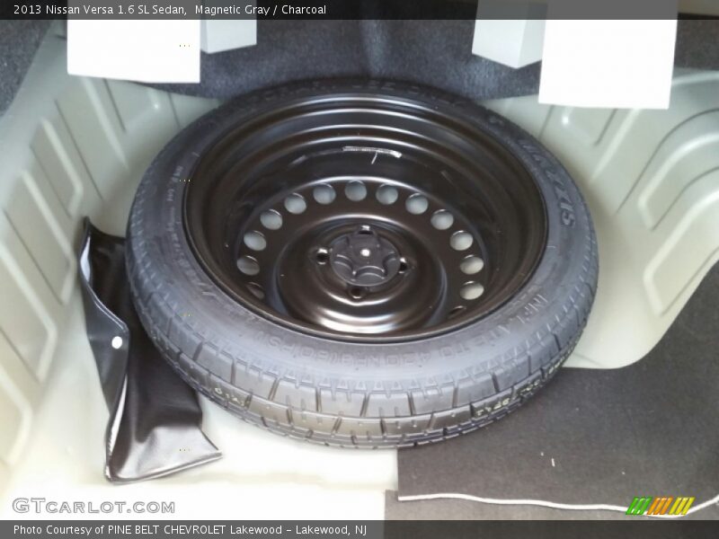 Magnetic Gray / Charcoal 2013 Nissan Versa 1.6 SL Sedan