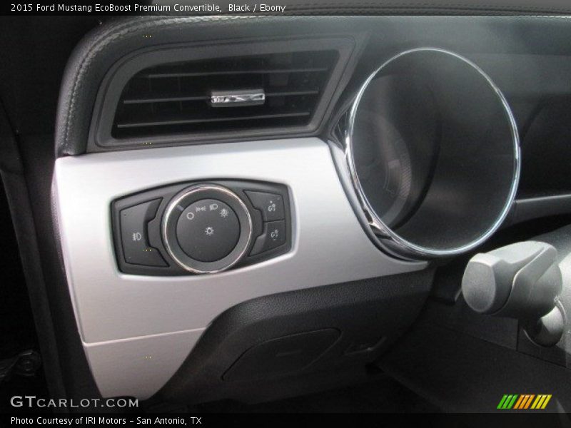 Black / Ebony 2015 Ford Mustang EcoBoost Premium Convertible