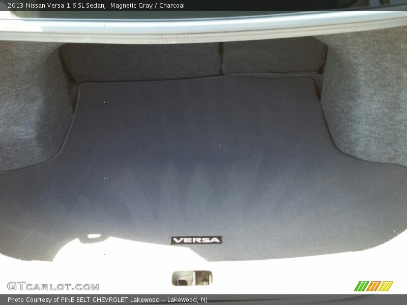 Magnetic Gray / Charcoal 2013 Nissan Versa 1.6 SL Sedan