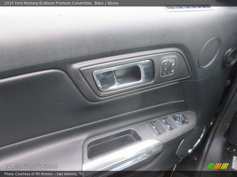 Black / Ebony 2015 Ford Mustang EcoBoost Premium Convertible