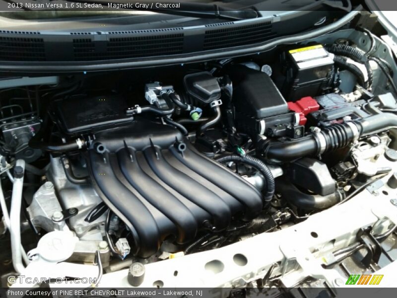 Magnetic Gray / Charcoal 2013 Nissan Versa 1.6 SL Sedan