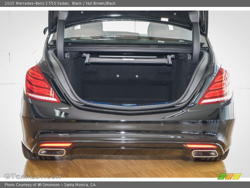 Black / Nut Brown/Black 2015 Mercedes-Benz S 550 Sedan