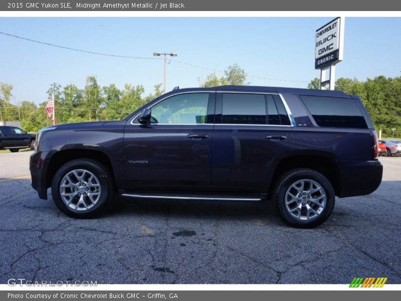 Midnight Amethyst Metallic / Jet Black 2015 GMC Yukon SLE