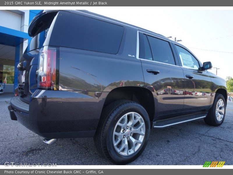 Midnight Amethyst Metallic / Jet Black 2015 GMC Yukon SLE